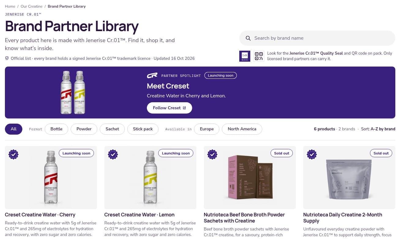 Brand Partner Library på jenerise.com